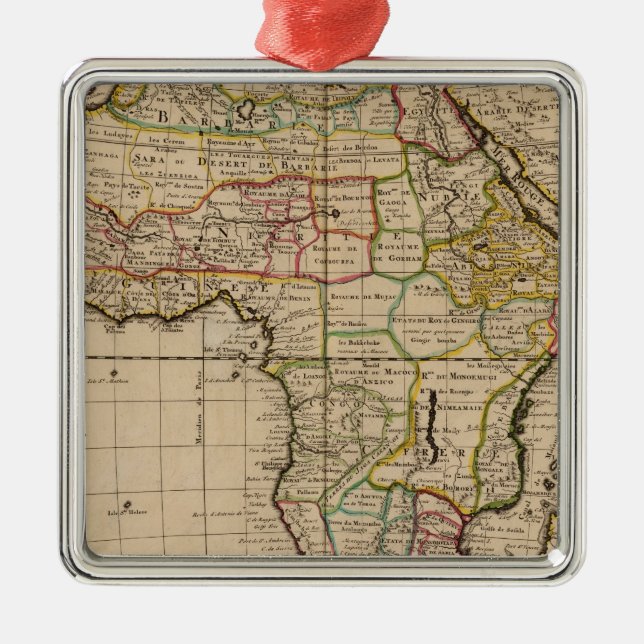 Ornement Métallique L'Afrique 19 (Devant)