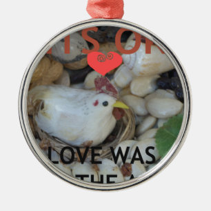 Ornement Métallique L'amour était dans l'air