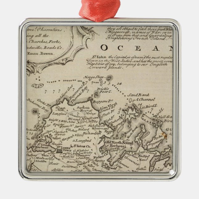 Ornement Métallique L'Antigua ou l'Antego (Devant)