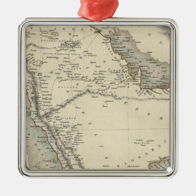 Ornement Métallique L'Arabie (Devant)