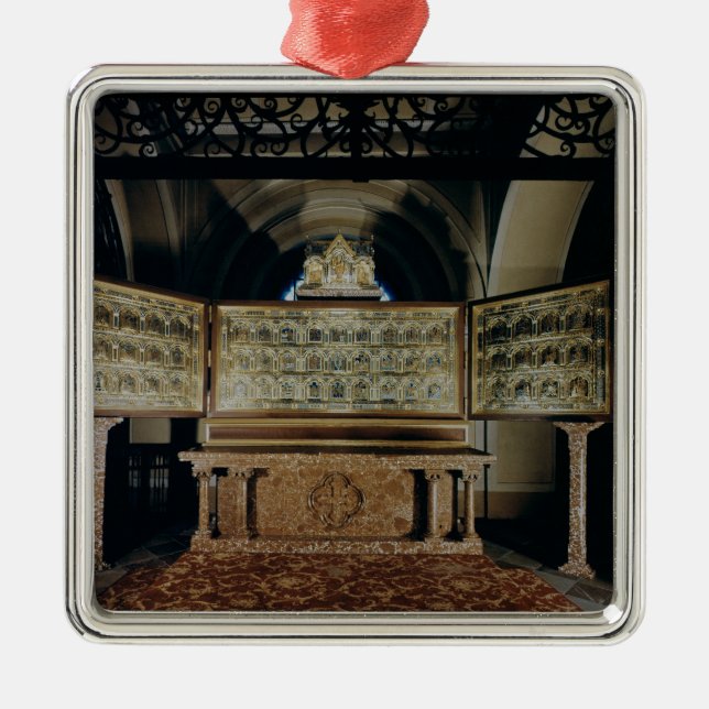 Ornement Métallique L'autel de Verduner, avec des panneaux dépeignant (Devant)