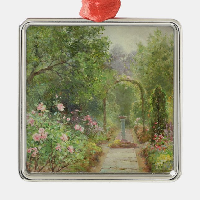 Ornement Métallique Le chemin de jardin (Devant)