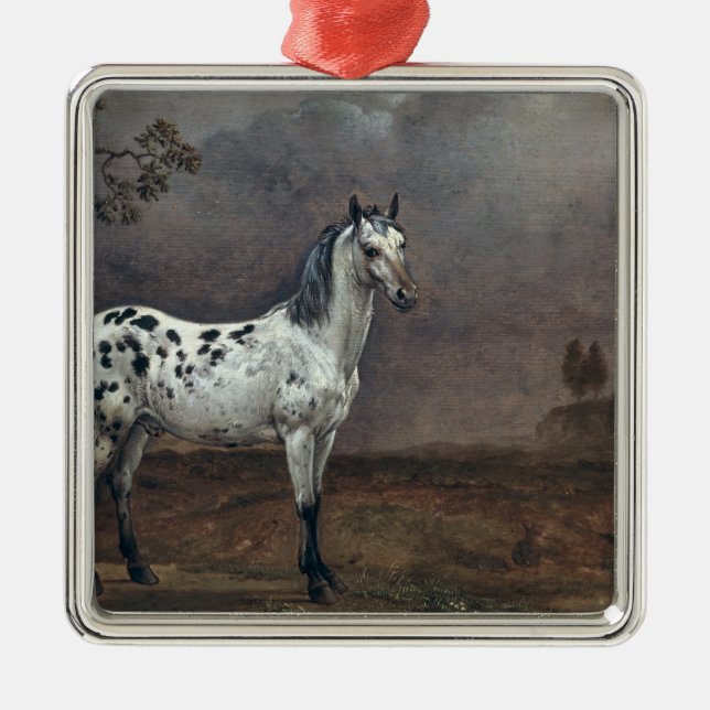 Ornement Métallique Le cheval pie, 1653 (Devant)