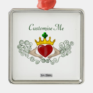 Ornement Métallique Le Claddagh (couleur complète)