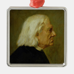 Ornement Métallique Le compositeur Franz Liszt, 1884