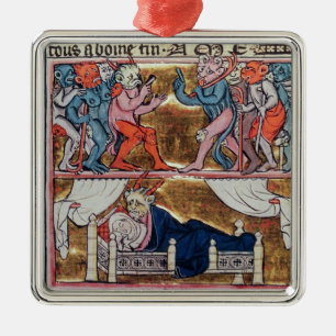 Ornement Métallique Le Conseil des démons, du 'l'Histoire de Merlin'