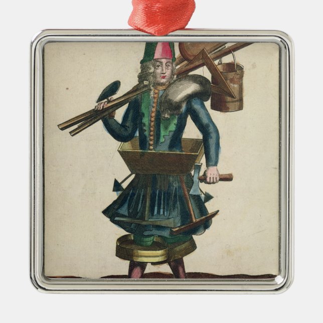 Ornement Métallique Le costume du maçon (Devant)