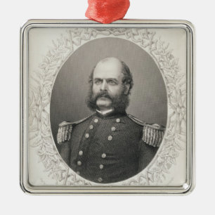 Ornement Métallique Le Général principal Ambrose Everett Burnside