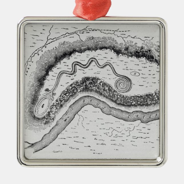 Ornement Métallique Le grand monticule de serpent (Devant)