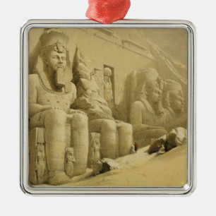 Ornement Métallique Le grand temple d'Abu Simbel, Nubia, de "Egypte