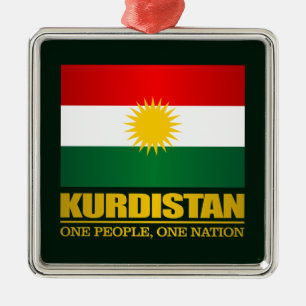 Ornement Métallique Le Kurdistan (une personnes, une nation)