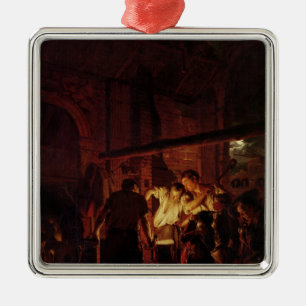 Ornement Métallique Le magasin d'un forgeron, 1771