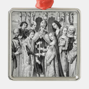 Ornement Métallique Le mariage de Henry VI et Margaret de l'Anjou