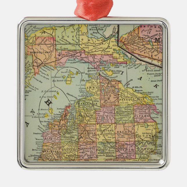 Ornement Métallique Le Michigan 3 (Devant)