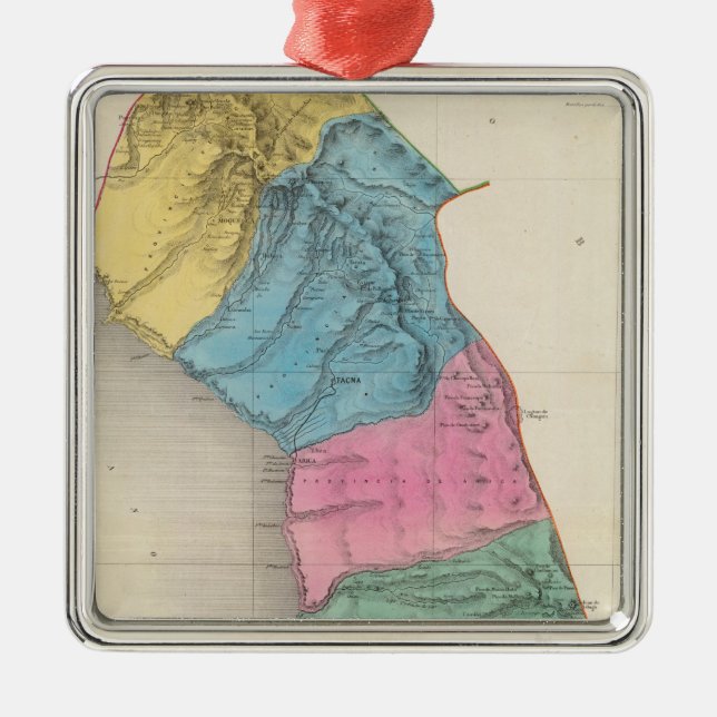 Ornement Métallique Le Pérou (Devant)