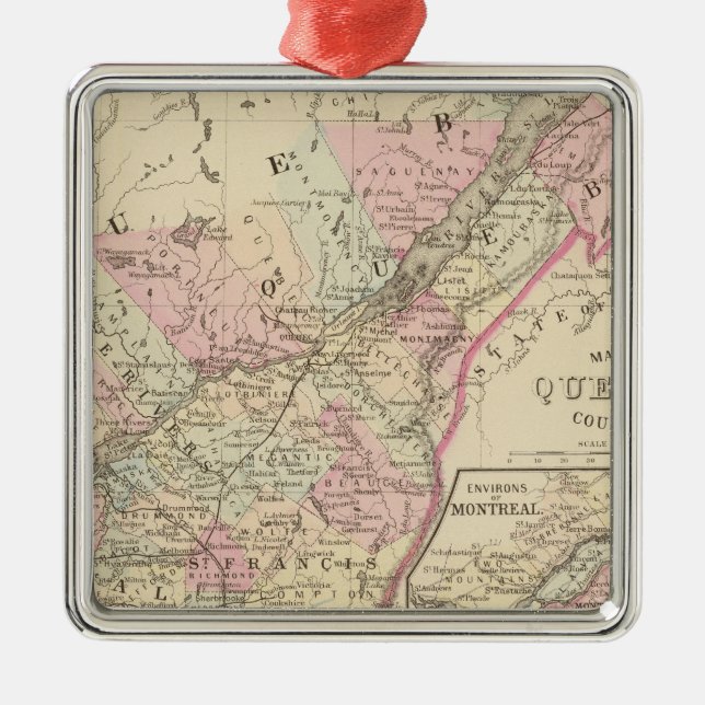 Ornement Métallique Le Québec 2 (Devant)