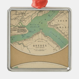Ornement Métallique Le Québec et ses environnements