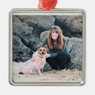 Ornement Métallique Le Queensland Heeler rouge - Lucy