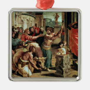 Ornement Métallique Le sacrifice chez Lystra (bande dessinée pour le