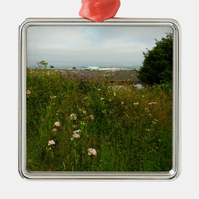 Ornement Métallique Le sentier de la boucle Yurok au parc national Red (Devant)