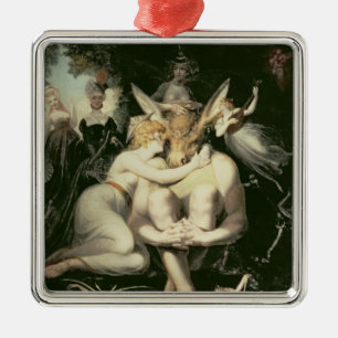 Ornement Métallique Le Titania se réveille, entouré par le préposé