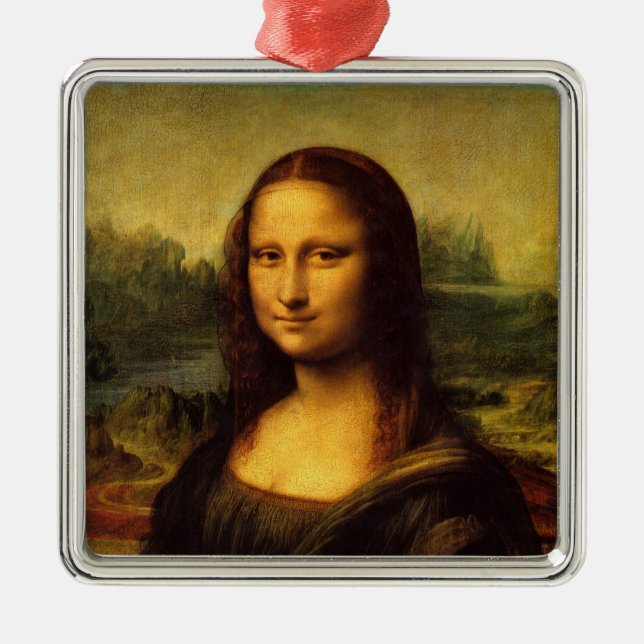 Ornement Métallique Leonardo da Vinci - Mona Lisa (Devant)