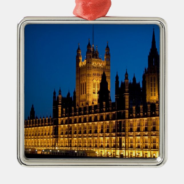 Ornement Métallique Les Chambres du Parlement la nuit dans la ville de (Devant)