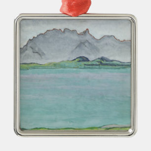 Ornement Métallique Les montagnes et le lac Thun, 1911 de Stockhorn