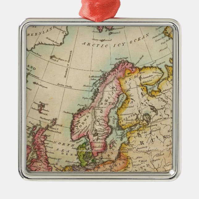 Ornement Métallique L'Europe 3 (Devant)