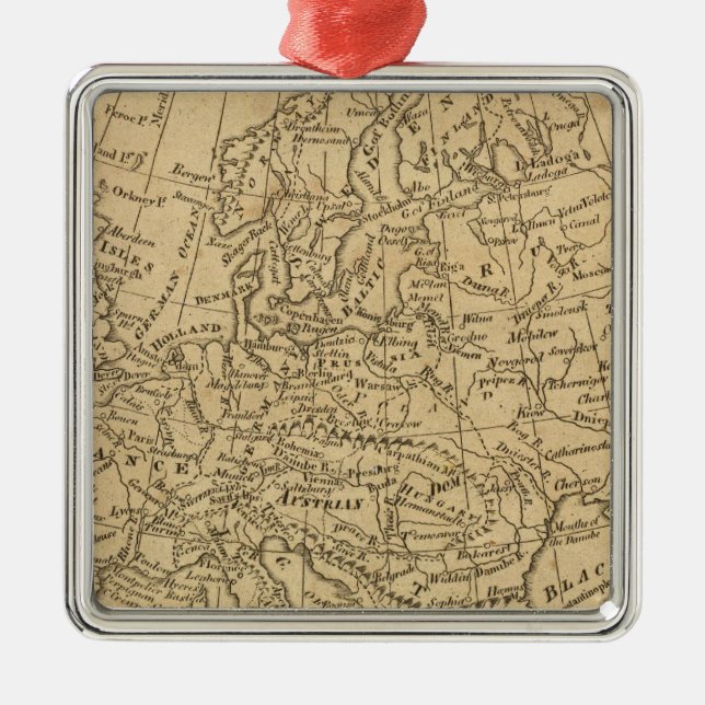 Ornement Métallique L'Europe 4 (Devant)