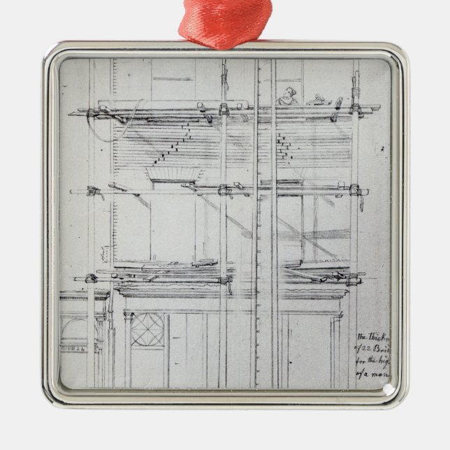 Ornement Métallique L'extérieur de la Chambre d'Issac étant peinte (Devant)