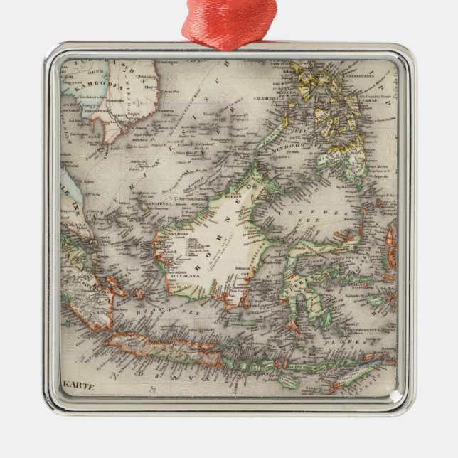 Ornement Métallique L'Indonésie, Malaisie (Devant)