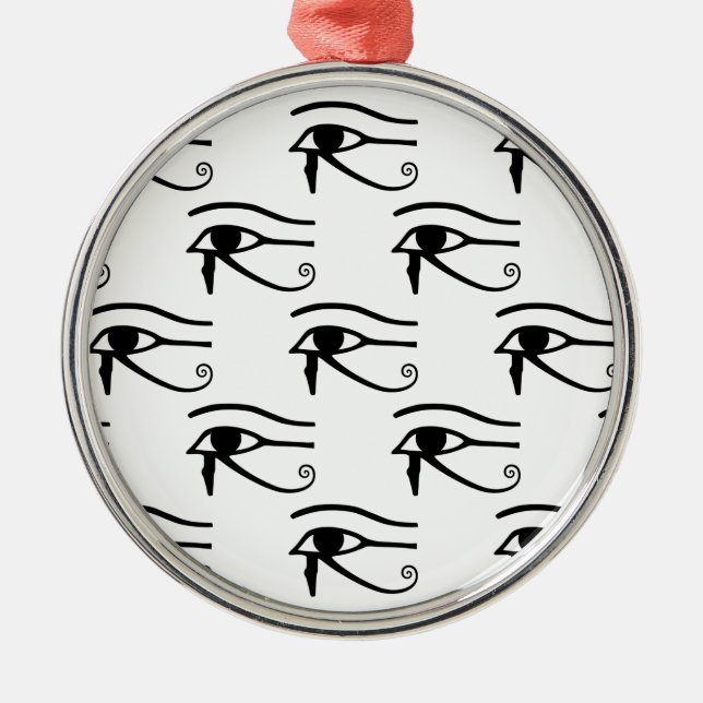 Ornement Métallique L'Oeil Du Motif Horus (Devant)