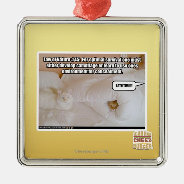 Ornement Métallique Loi de la nature #45 (Devant)