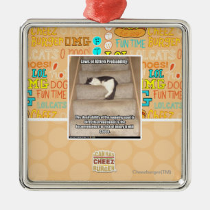 Ornement Métallique Lois de la probabilité de Kitteh