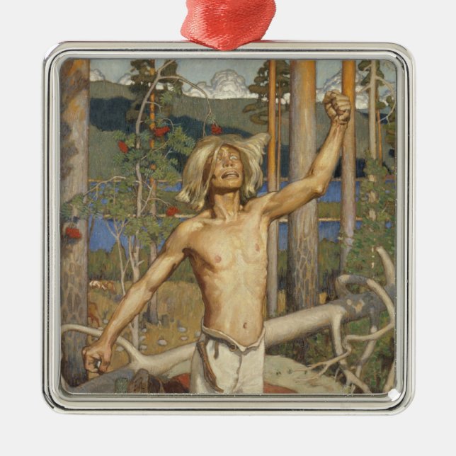 Ornement Métallique L'ornement Kullervo de Gallen-Kallela (Devant)