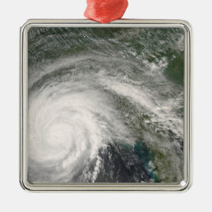 Ornement Métallique L'ouragan Gustav sur la Louisiane