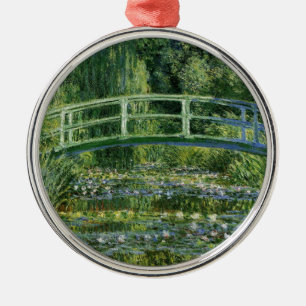 Ornement Métallique Lys à eau Claude Monet et pont japonais