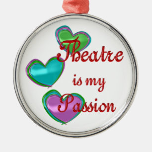 Ornement Métallique Ma passion de théâtre