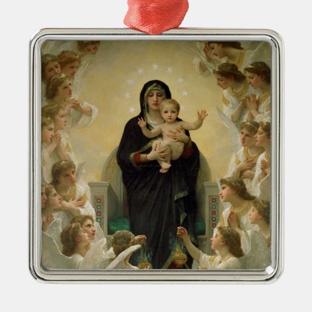 Ornement Métallique Madonna et enfant (Devant)