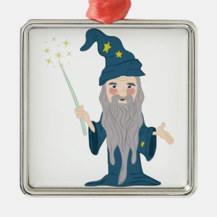 Ornement Métallique Magicien