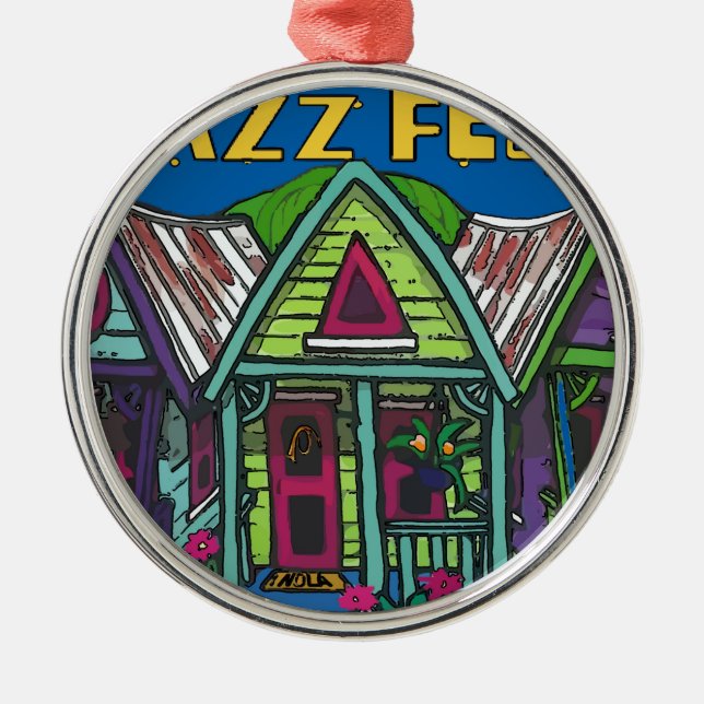Ornement Métallique Maisons de la Fête du Jazz (Devant)