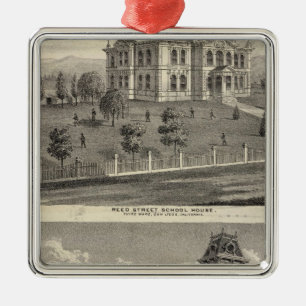Ornement Métallique Maisons d'école, San Jose