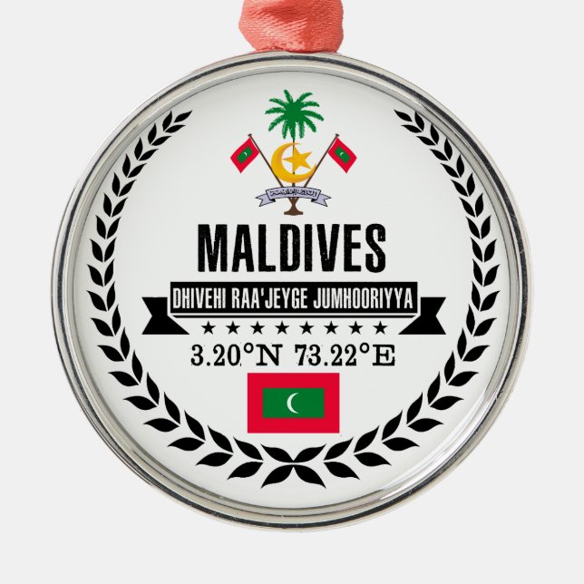Ornement Métallique Maldives (Devant)