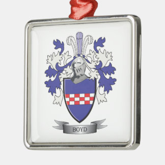 Ornement Métallique Manteau de crête de famille de Boyd des bras