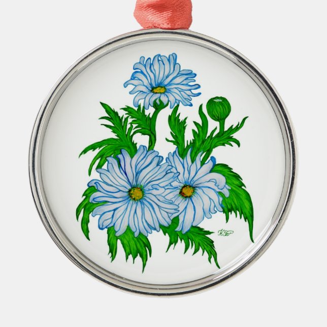 Ornement Métallique Margeriten Blume (Devant)