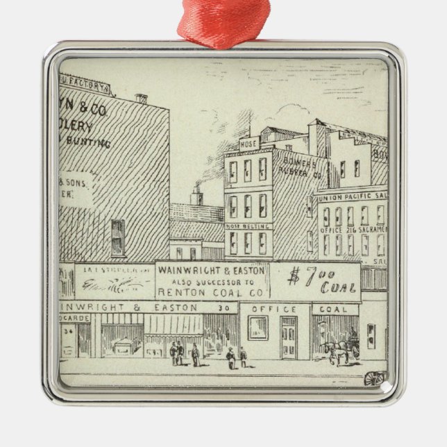 Ornement Métallique Market, Sacramento et California North Side (Devant)