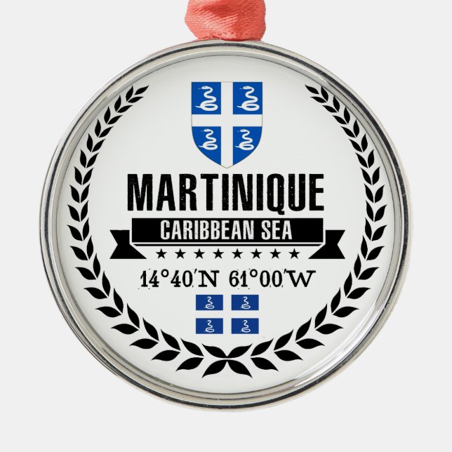 Ornement Métallique Martinique (Devant)