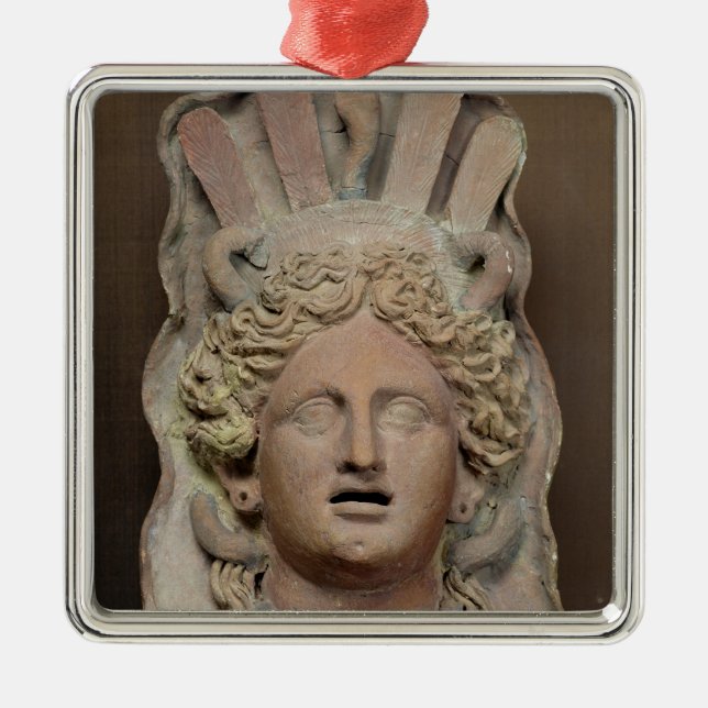 Ornement Métallique Masque Punic représentant le Demeter (Devant)