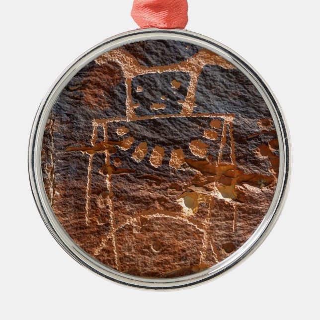 Ornement Métallique Mckee jaillit pétroglyphe - vernale - l'Utah (Devant)